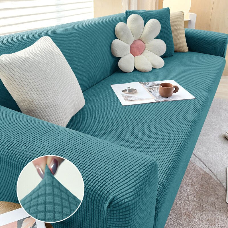 1/2/3/4 Seater Polar Fleece Sofa Cover for Living Room Elastic Thick Stretch L-shaped Corner Sofa Cover Slipcover Couch Cover - Image 10