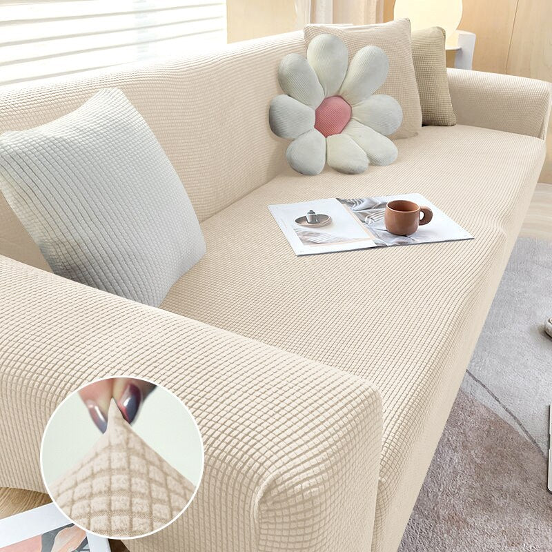 1/2/3/4 Seater Polar Fleece Sofa Cover for Living Room Elastic Thick Stretch L-shaped Corner Sofa Cover Slipcover Couch Cover - Image 11