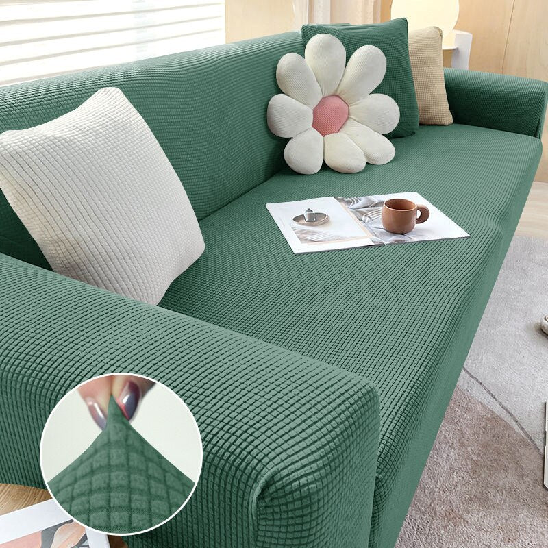 1/2/3/4 Seater Polar Fleece Sofa Cover for Living Room Elastic Thick Stretch L-shaped Corner Sofa Cover Slipcover Couch Cover - Image 14