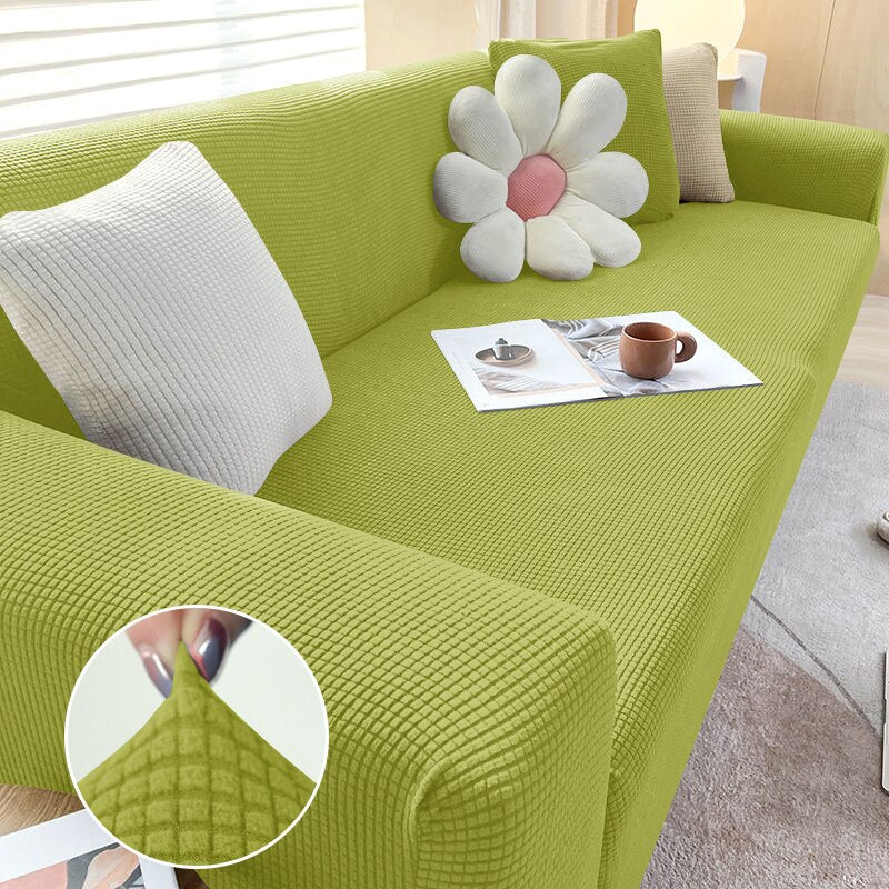 1/2/3/4 Seater Polar Fleece Sofa Cover for Living Room Elastic Thick Stretch L-shaped Corner Sofa Cover Slipcover Couch Cover - Image 7