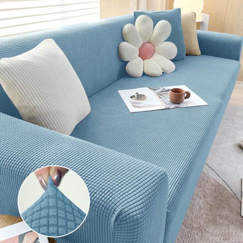 1/2/3/4 Seater Polar Fleece Sofa Cover for Living Room Elastic Thick Stretch L-shaped Corner Sofa Cover Slipcover Couch Cover - Image 8