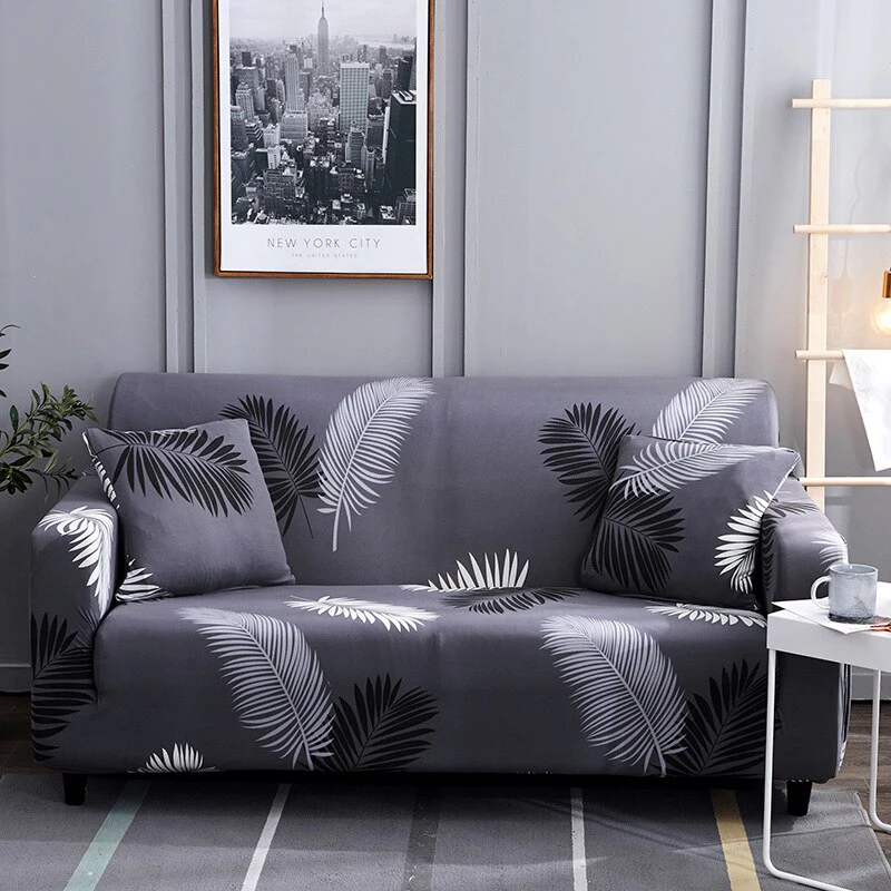 1/2/3/4 Seater Printed Elastic Sofa Covers Stretch Printed Flower Sofa Slipcovers Plaid Sofa Slipcover Sofa Chair Couch Cover Home Decor Covers - Image 11