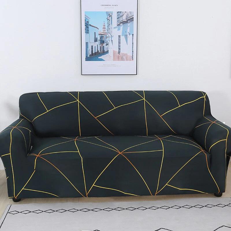 1/2/3/4 Seater Printed Elastic Sofa Covers Stretch Printed Flower Sofa Slipcovers Plaid Sofa Slipcover Sofa Chair Couch Cover Home Decor Covers - Image 14