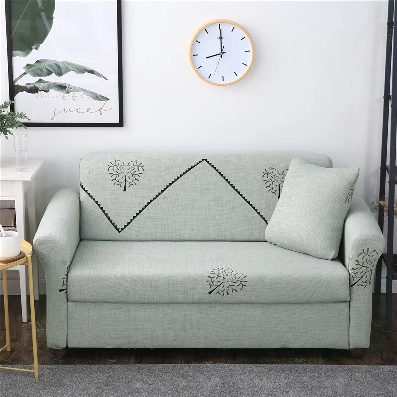1/2/3/4 Seater Printed Elastic Sofa Covers Stretch Printed Flower Sofa Slipcovers Plaid Sofa Slipcover Sofa Chair Couch Cover Home Decor Covers - Image 21