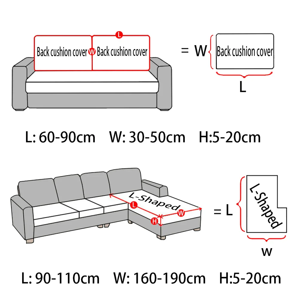 1/2/3/4 Seater PU Leather Elastic Sofa Seat Cushion Covers for Living Room Waterproof Stretch Chair Seat Cover Couch Slipcover - Image 5
