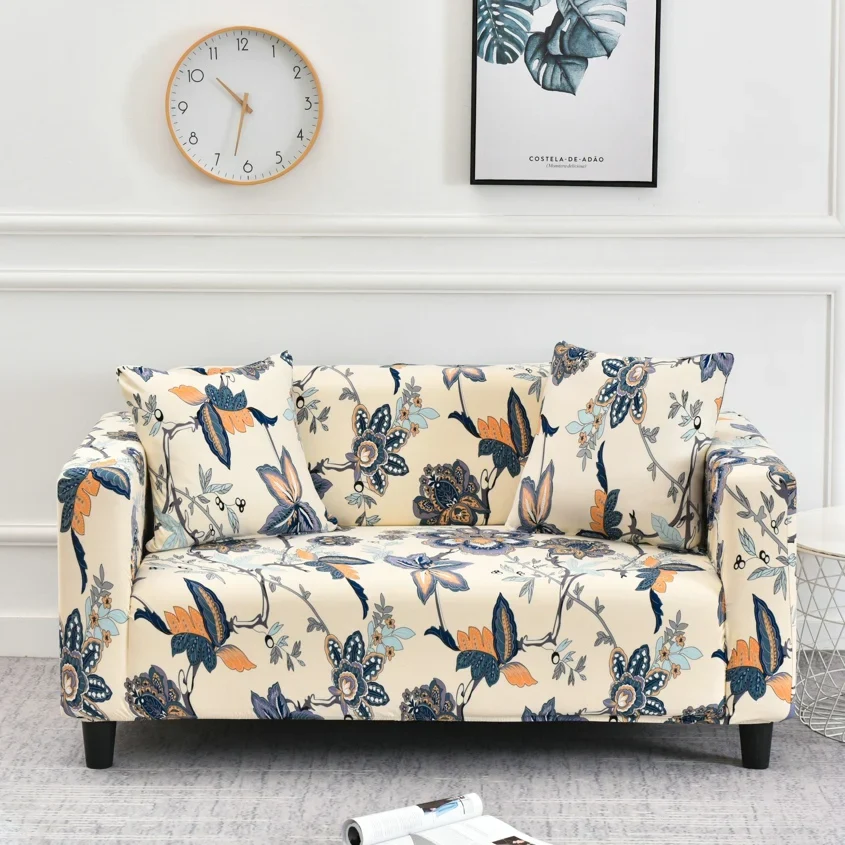 1/2/3/4 Seater Sofa Slipcovers Elastic Green Leaf Sofa Couch Cover Funda Sofa Chair Sofa Covers - Image 11