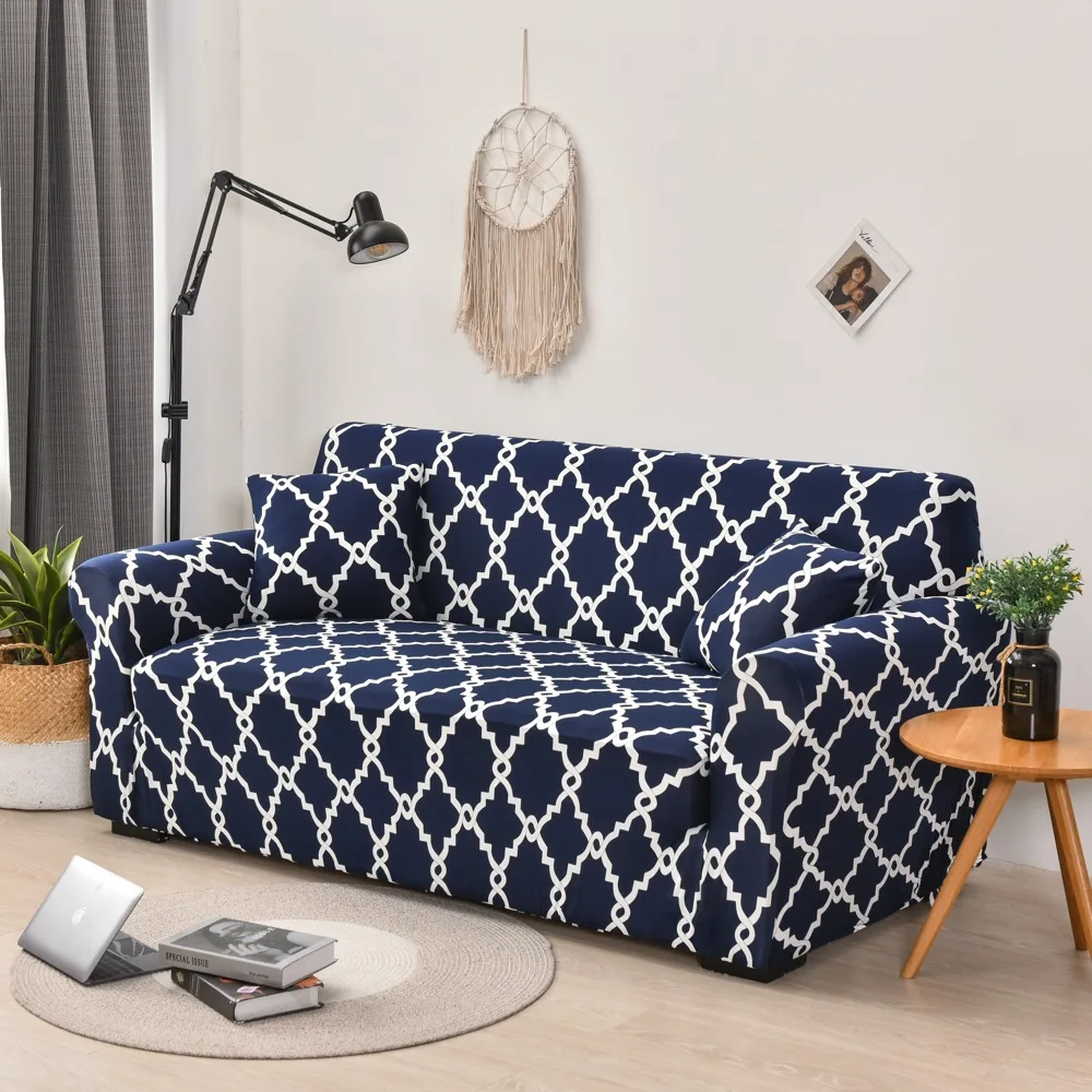 1/2/3/4 Seater Sofa Slipcovers Elastic Green Leaf Sofa Couch Cover Funda Sofa Chair Sofa Covers - Image 29