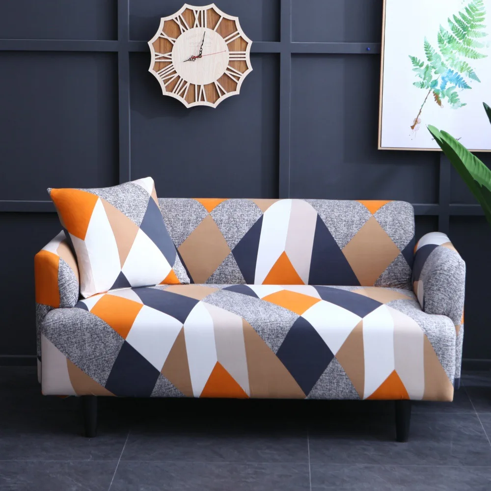1/2/3/4 Seater Sofa Slipcovers Elastic Green Leaf Sofa Couch Cover Funda Sofa Chair Sofa Covers - Image 30