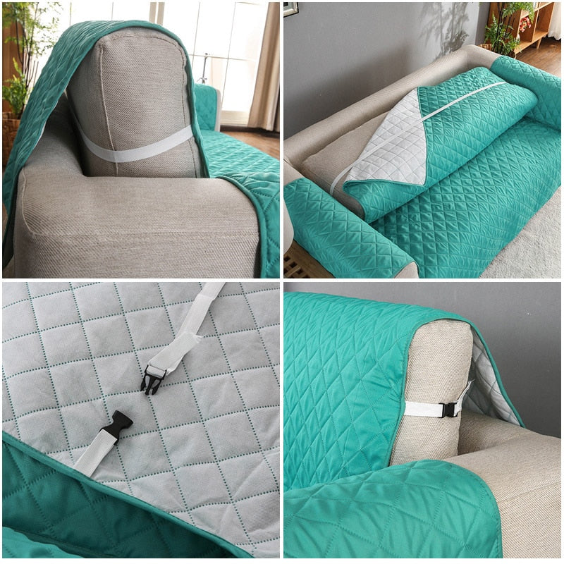 1/2/3 Seat Pet Sofa Covers For Living Room Couch Cover Chair Anti-Slip Removable Washable Mat Furniture Protector Cat - Image 3