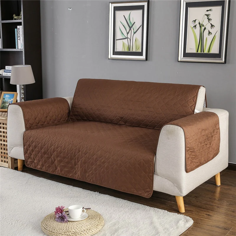 1/2/3 Seat Sofa Covers Pet Couch Cover Couch Cover Chair Throw Pet Dog Kid Mat Furniture Protector Reversible Armrest Slipcovers - Image 15