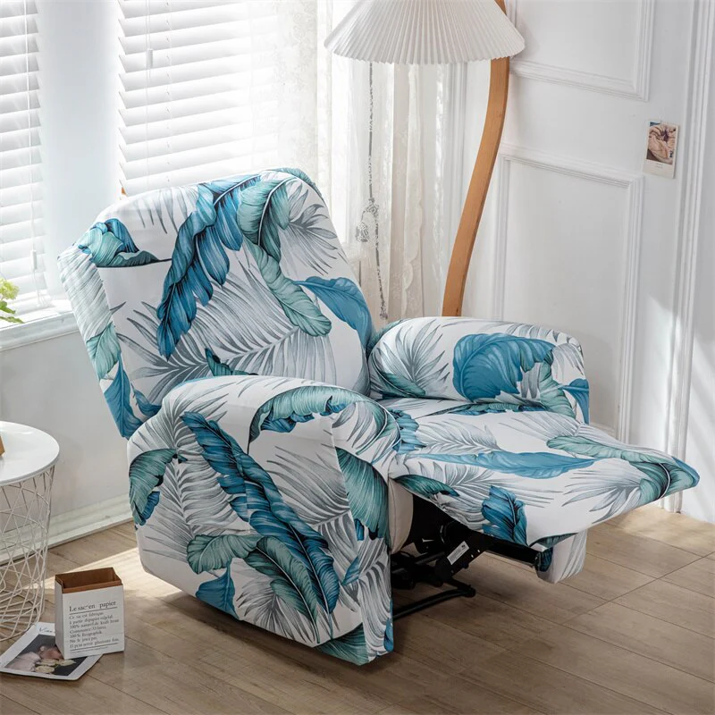 1/2/3 Seater Printed Recliner Sofa Covers Accent Elastic Armchair Cover Relax Lazy Boy Sofa Protector Covers Lounge Home Decor - Image 17