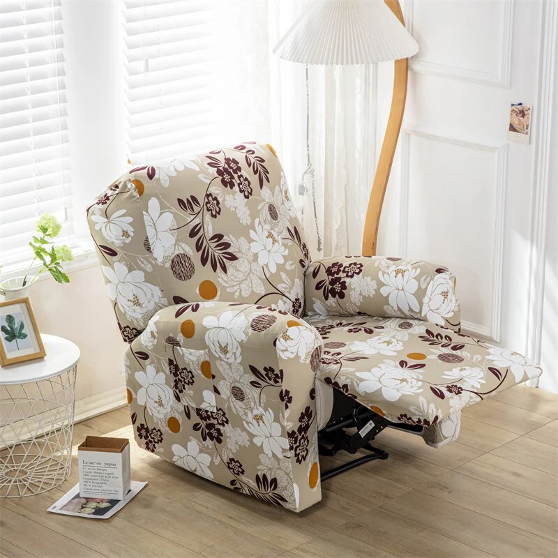 1/2/3 Seater Printed Recliner Sofa Covers Accent Elastic Armchair Cover Relax Lazy Boy Sofa Protector Covers Lounge Home Decor - Image 8
