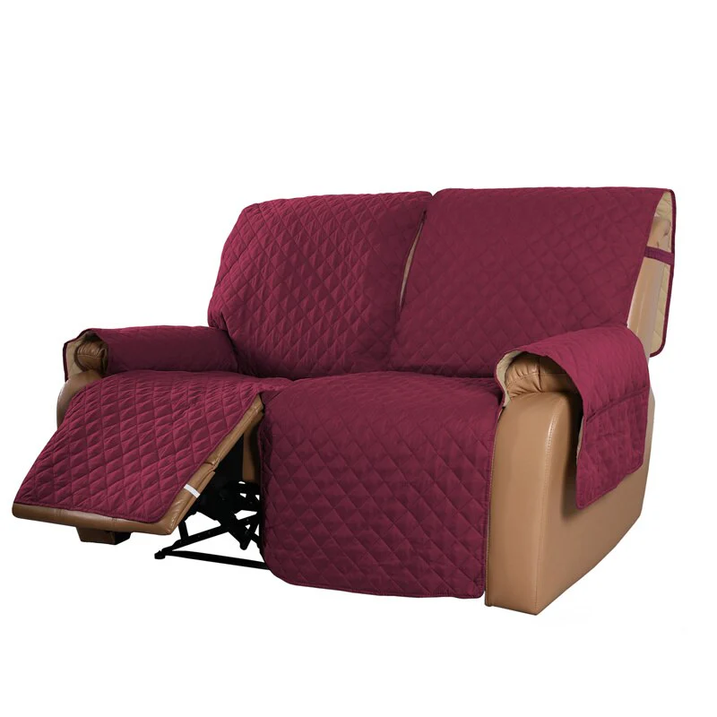 1 2 3 Seater Recliner Sofa Covers Pet Kids Dog Sofa Mat Solid Lounger Couch Towel  Armchair Covers Lazy Boy Chair Sofa Slipcovers - Image 15