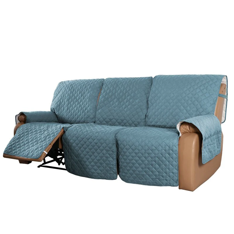 1 2 3 Seater Recliner Sofa Covers Pet Kids Dog Sofa Mat Solid Lounger Couch Towel  Armchair Covers Lazy Boy Chair Sofa Slipcovers - Image 17