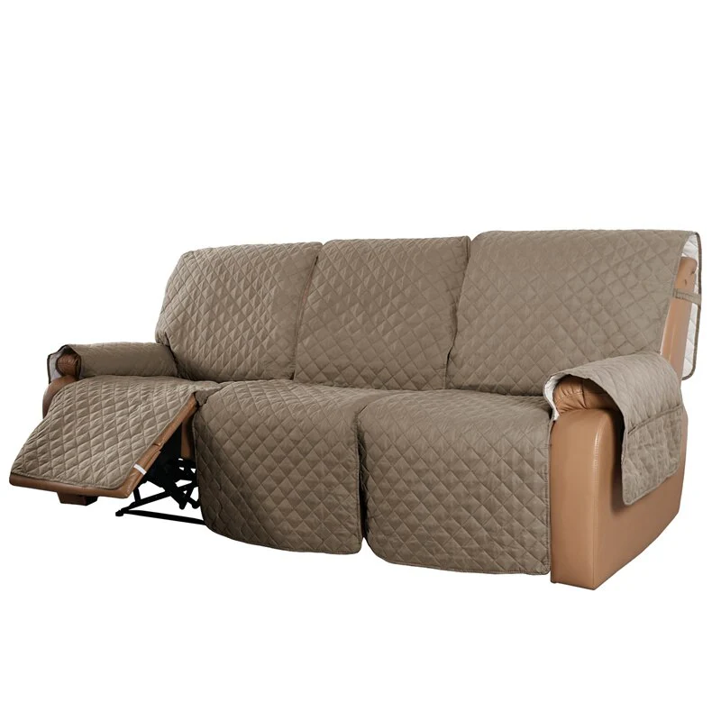 1 2 3 Seater Recliner Sofa Covers Pet Kids Dog Sofa Mat Solid Lounger Couch Towel  Armchair Covers Lazy Boy Chair Sofa Slipcovers - Image 19