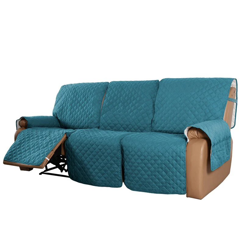 1 2 3 Seater Recliner Sofa Covers Pet Kids Dog Sofa Mat Solid Lounger Couch Towel  Armchair Covers Lazy Boy Chair Sofa Slipcovers - Image 21