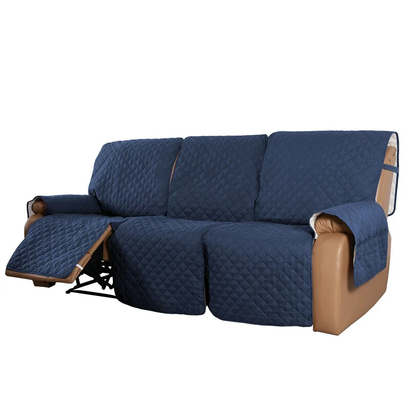 1 2 3 Seater Recliner Sofa Covers Pet Kids Dog Sofa Mat Solid Lounger Couch Towel  Armchair Covers Lazy Boy Chair Sofa Slipcovers - Image 26