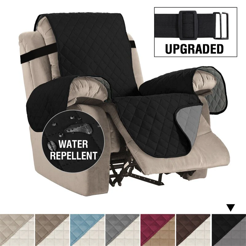 1 2 3 Seater Recliner Sofa Covers Pet Kids Dog Sofa Mat Solid Lounger Couch Towel  Armchair Covers Lazy Boy Chair Sofa Slipcovers - Image 28