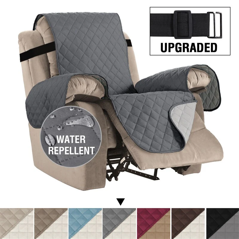 1 2 3 Seater Recliner Sofa Covers Pet Kids Dog Sofa Mat Solid Lounger Couch Towel  Armchair Covers Lazy Boy Chair Sofa Slipcovers - Image 29