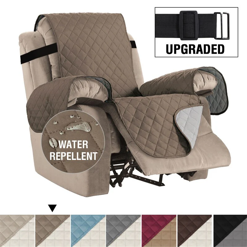1 2 3 Seater Recliner Sofa Covers Pet Kids Dog Sofa Mat Solid Lounger Couch Towel  Armchair Covers Lazy Boy Chair Sofa Slipcovers - Image 30