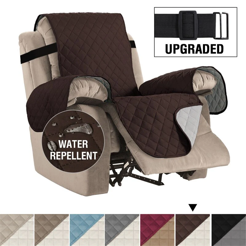 1 2 3 Seater Recliner Sofa Covers Pet Kids Dog Sofa Mat Solid Lounger Couch Towel  Armchair Covers Lazy Boy Chair Sofa Slipcovers - Image 31