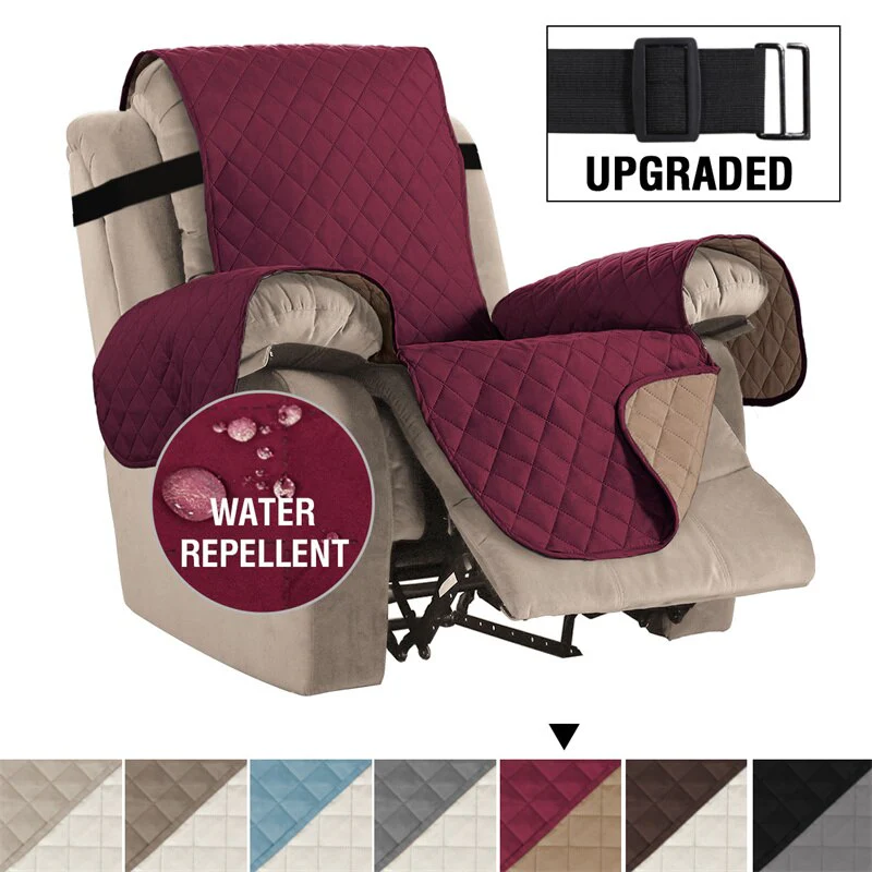 1 2 3 Seater Recliner Sofa Covers Pet Kids Dog Sofa Mat Solid Lounger Couch Towel  Armchair Covers Lazy Boy Chair Sofa Slipcovers - Image 32