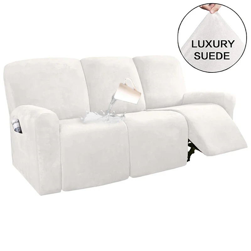 1 2 3 Seater Waterproof Recliner Sofa Covers Elastic Spandex Relax Lazy Boy Chair Cover for Living Room Armchair Sofa Cover - Image 11