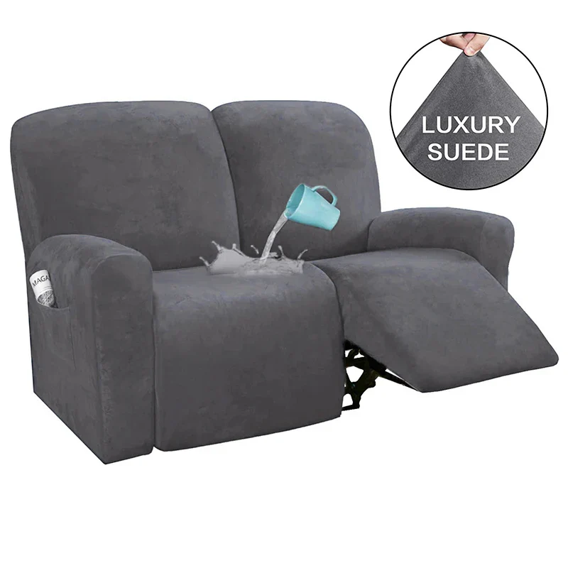1 2 3 Seater Waterproof Recliner Sofa Covers Elastic Spandex Relax Lazy Boy Chair Cover for Living Room Armchair Sofa Cover - Image 13