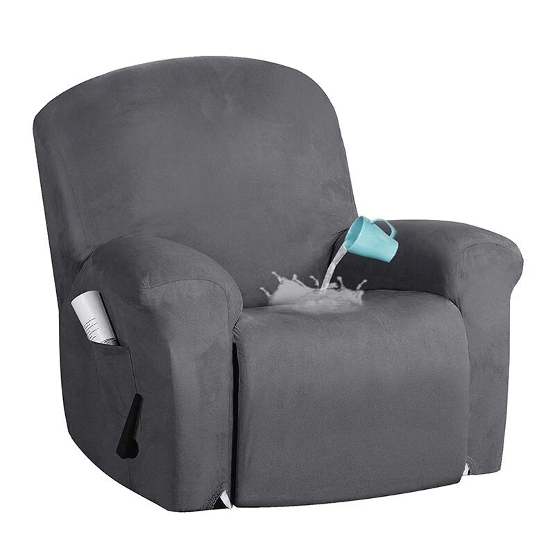 1 2 3 Seater WaterRepellent Recliner Sofa Covers Elastic Relax Massage Couch Slipcovers for Living Room Armchair Sofa Covers - Image 6