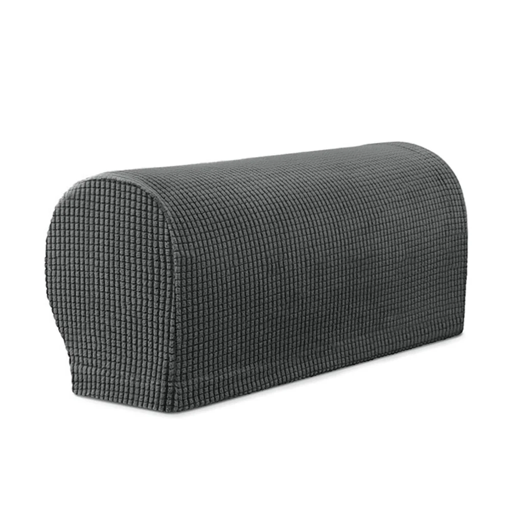 1 Pair Stretch Armrest Covers Set Chair Sofa Arm Protectors Armchair Covers Solid Couch Cover Removable Elastic Loveseat Sover - Image 11