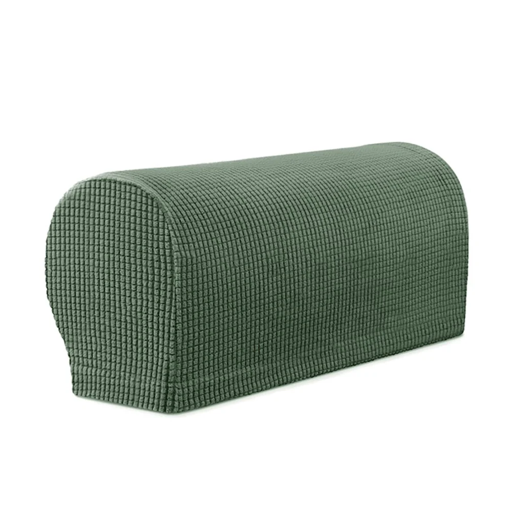1 Pair Stretch Armrest Covers Set Chair Sofa Arm Protectors Armchair Covers Solid Couch Cover Removable Elastic Loveseat Sover - Image 14