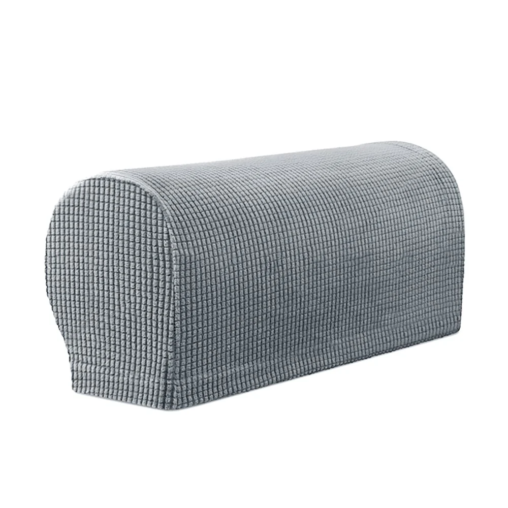 1 Pair Stretch Armrest Covers Set Chair Sofa Arm Protectors Armchair Covers Solid Couch Cover Removable Elastic Loveseat Sover - Image 16