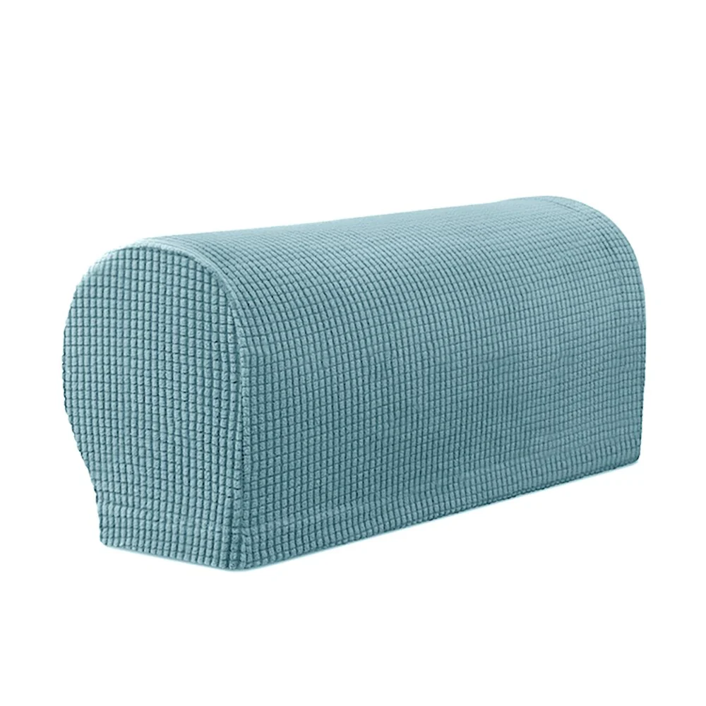 1 Pair Stretch Armrest Covers Set Chair Sofa Arm Protectors Armchair Covers Solid Couch Cover Removable Elastic Loveseat Sover - Image 17
