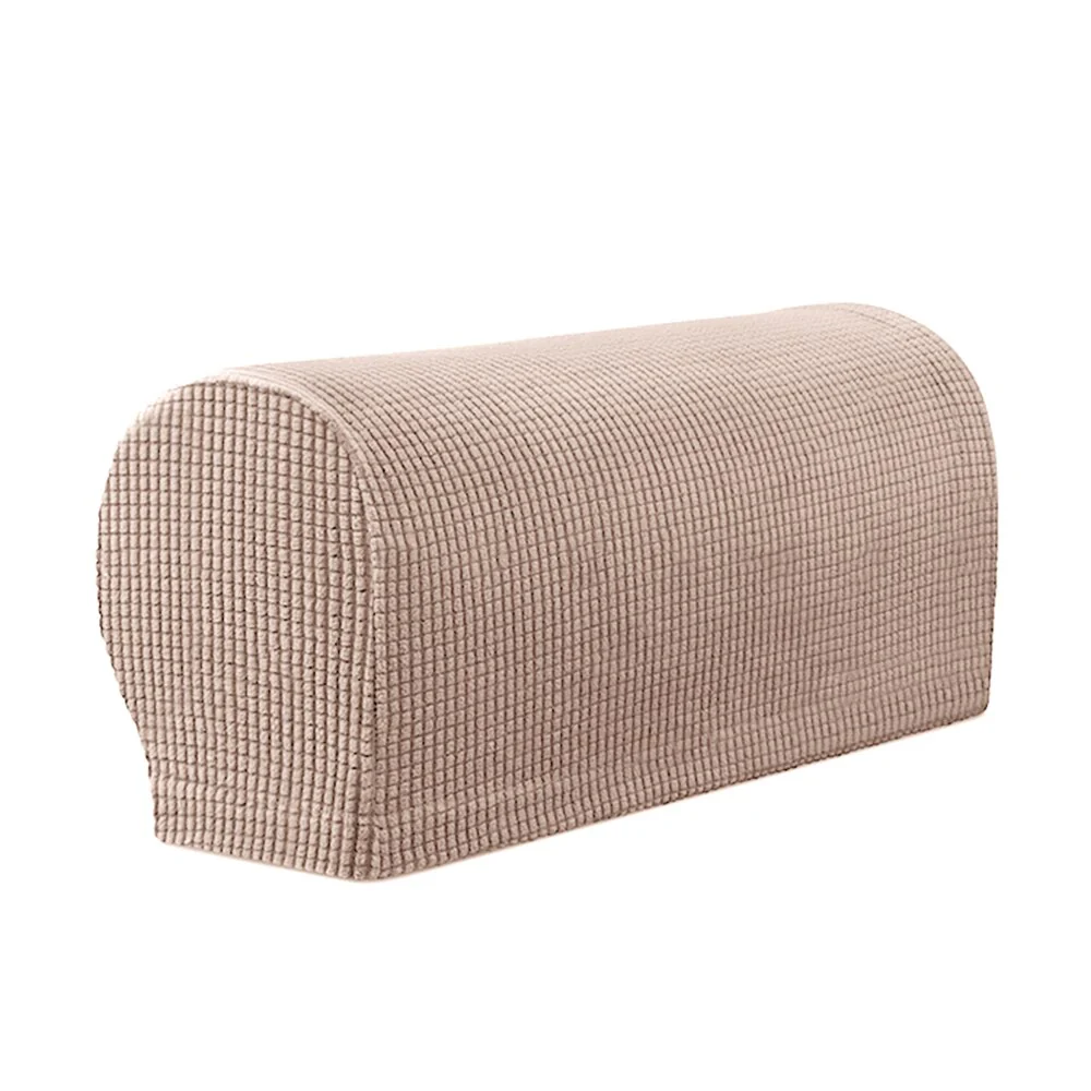 1 Pair Stretch Armrest Covers Set Chair Sofa Arm Protectors Armchair Covers Solid Couch Cover Removable Elastic Loveseat Sover - Image 20
