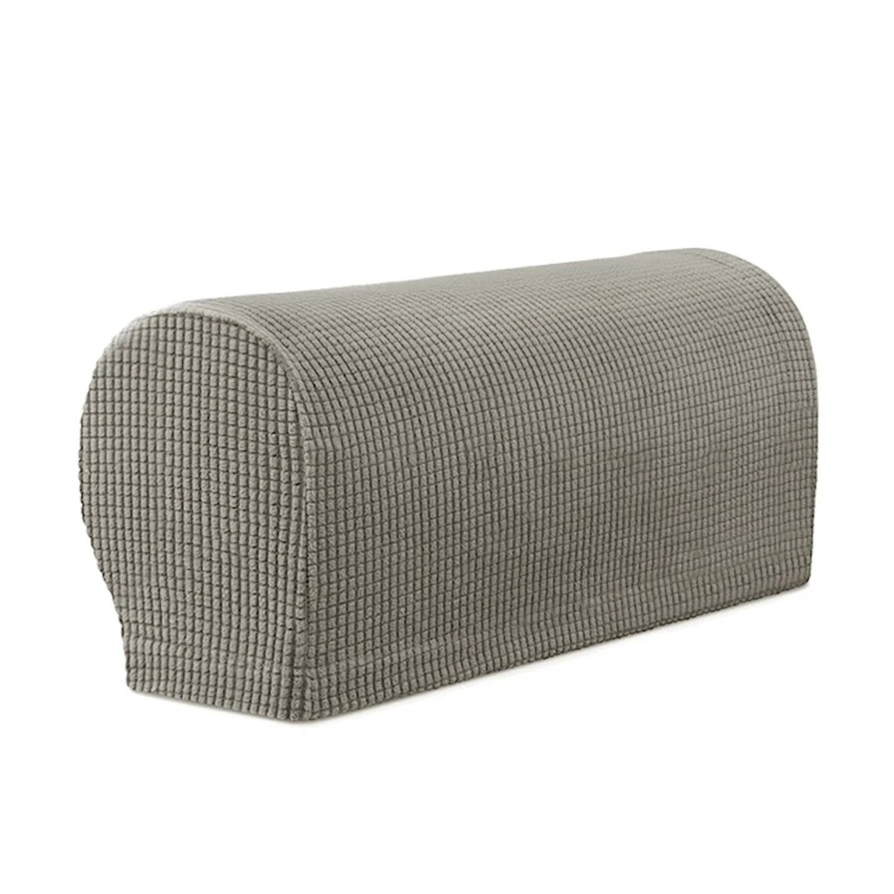 1 Pair Stretch Armrest Covers Set Chair Sofa Arm Protectors Armchair Covers Solid Couch Cover Removable Elastic Loveseat Sover - Image 25