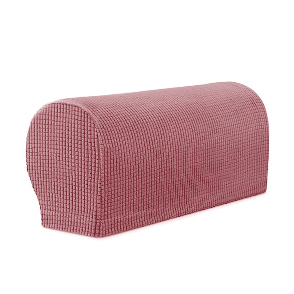 1 Pair Stretch Armrest Covers Set Chair Sofa Arm Protectors Armchair Covers Solid Couch Cover Removable Elastic Loveseat Sover - Image 28