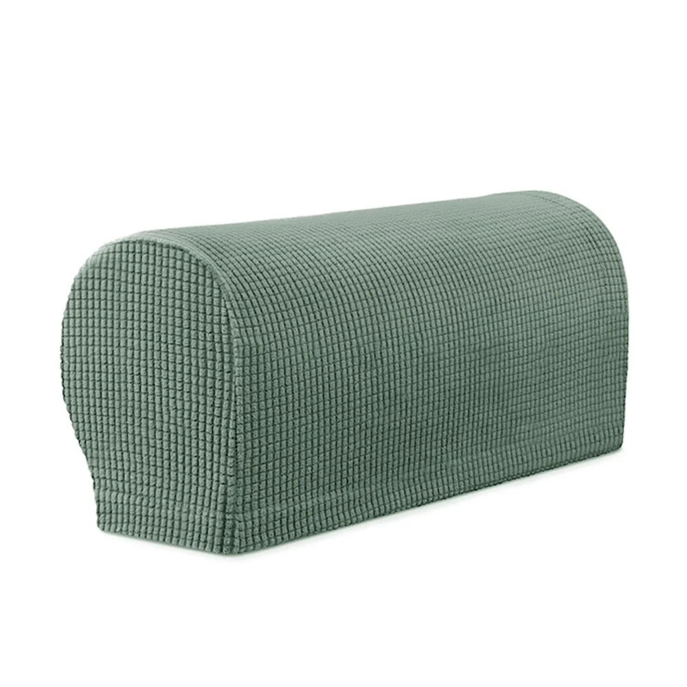 1 Pair Stretch Armrest Covers Set Chair Sofa Arm Protectors Armchair Covers Solid Couch Cover Removable Elastic Loveseat Sover - Image 29