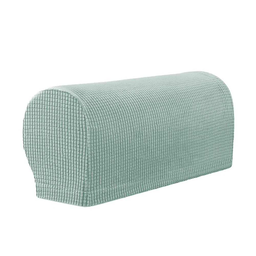 1 Pair Stretch Armrest Covers Set Chair Sofa Arm Protectors Armchair Covers Solid Couch Cover Removable Elastic Loveseat Sover - Image 31