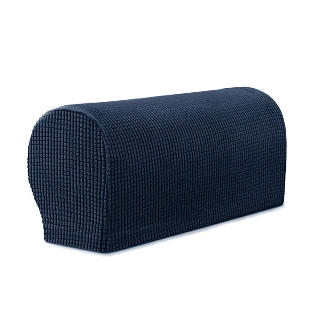 1 Pair Stretch Armrest Covers Set Chair Sofa Arm Protectors Armchair Covers Solid Couch Cover Removable Elastic Loveseat Sover - Image 7