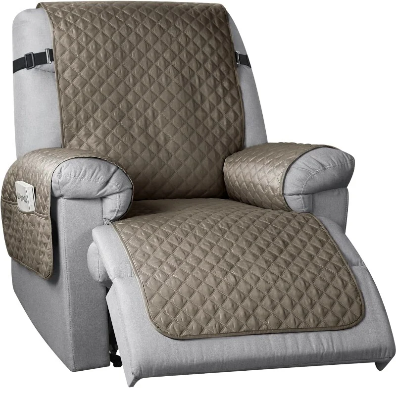 1 Seat Non-Slip Recliner Chair Cover Sofa Slipcover Reversible Pet Cover Protector Couch Cover - Image 9