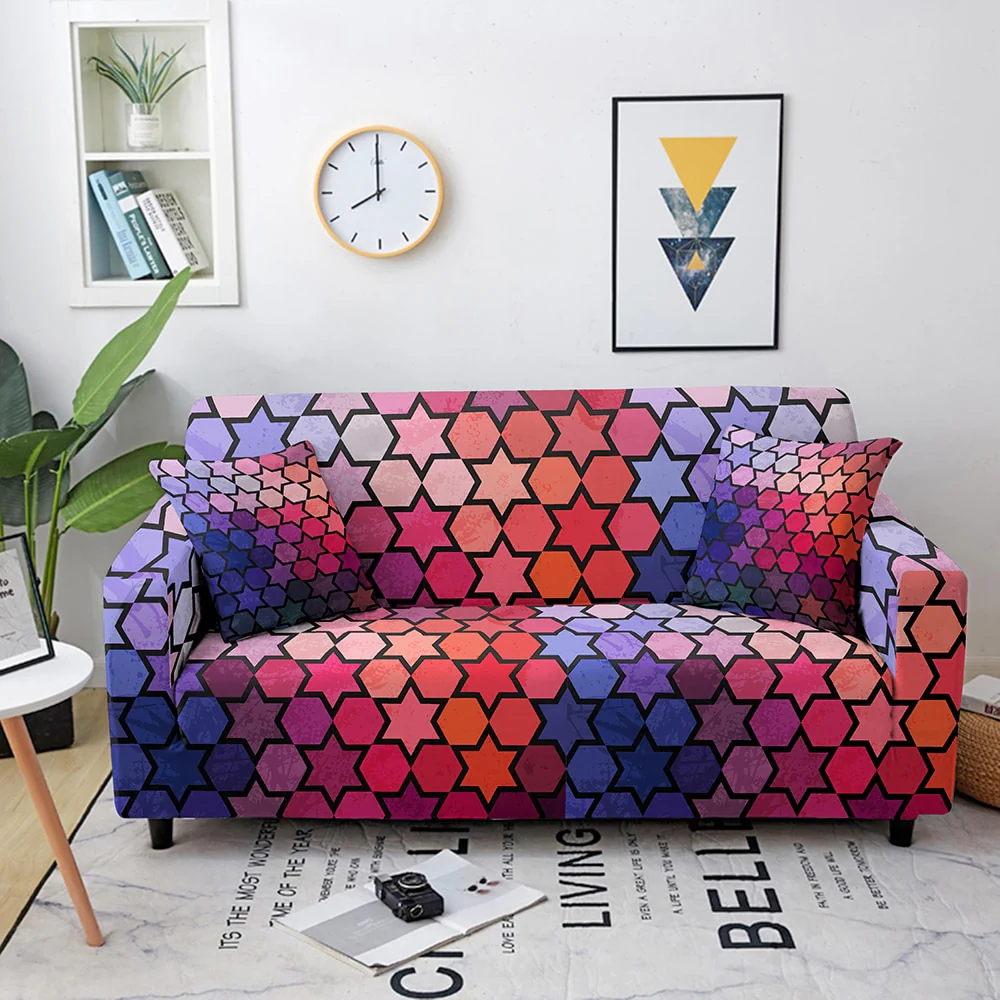 3D Sofa Covers 3D Couch Covers Case Corner Sofa Cover Elastic Couch Slipcovers Sofa Protector Funda Sofa Couch Cover 1/2/3/4 Seaters - Image 19