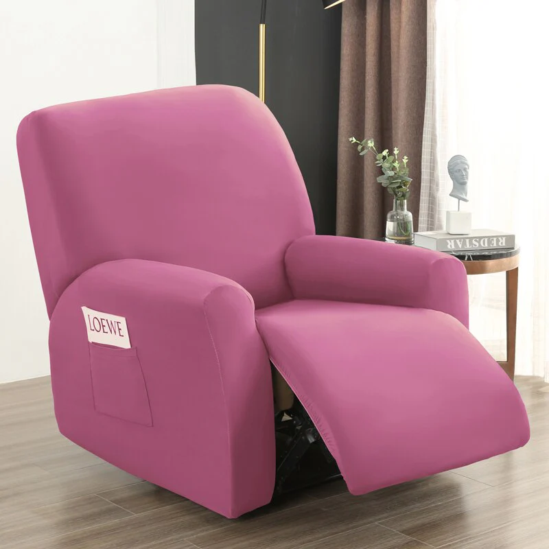 4 pieces Waterproof Recliner Sofa Cover for Living Room Elastic Reclining Chair Cover Protection Lazy Boy Relax Armchair Cover - Image 21