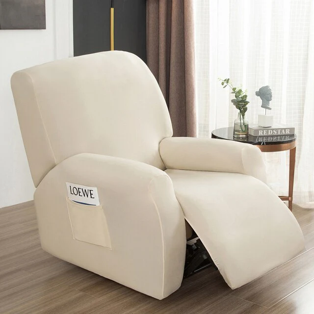 4 pieces Waterproof Recliner Sofa Cover for Living Room Elastic Reclining Chair Cover Protection Lazy Boy Relax Armchair Cover - Image 23