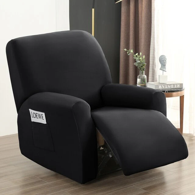 4 pieces Waterproof Recliner Sofa Cover for Living Room Elastic Reclining Chair Cover Protection Lazy Boy Relax Armchair Cover - Image 27