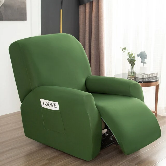 4 pieces Waterproof Recliner Sofa Cover for Living Room Elastic Reclining Chair Cover Protection Lazy Boy Relax Armchair Cover - Image 28