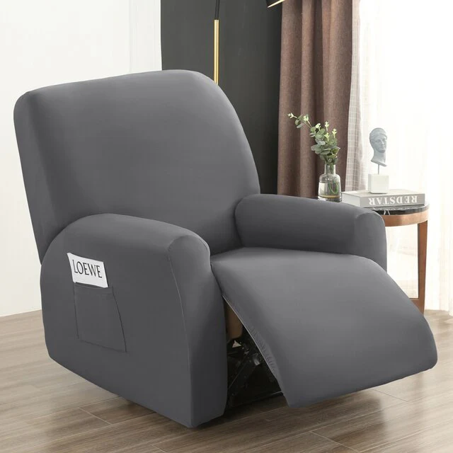 4 pieces Waterproof Recliner Sofa Cover for Living Room Elastic Reclining Chair Cover Protection Lazy Boy Relax Armchair Cover - Image 32