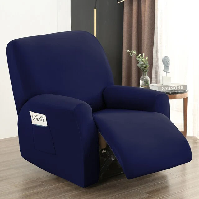 4 pieces Waterproof Recliner Sofa Cover for Living Room Elastic Reclining Chair Cover Protection Lazy Boy Relax Armchair Cover - Image 33