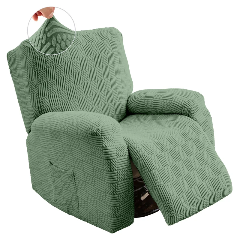 4Pcs in 1 Split Thicken Recliner Sofa Cover Elastic Jacquard Single Armchair Covers Lazy Boy Chair Slipcovers - Image 11