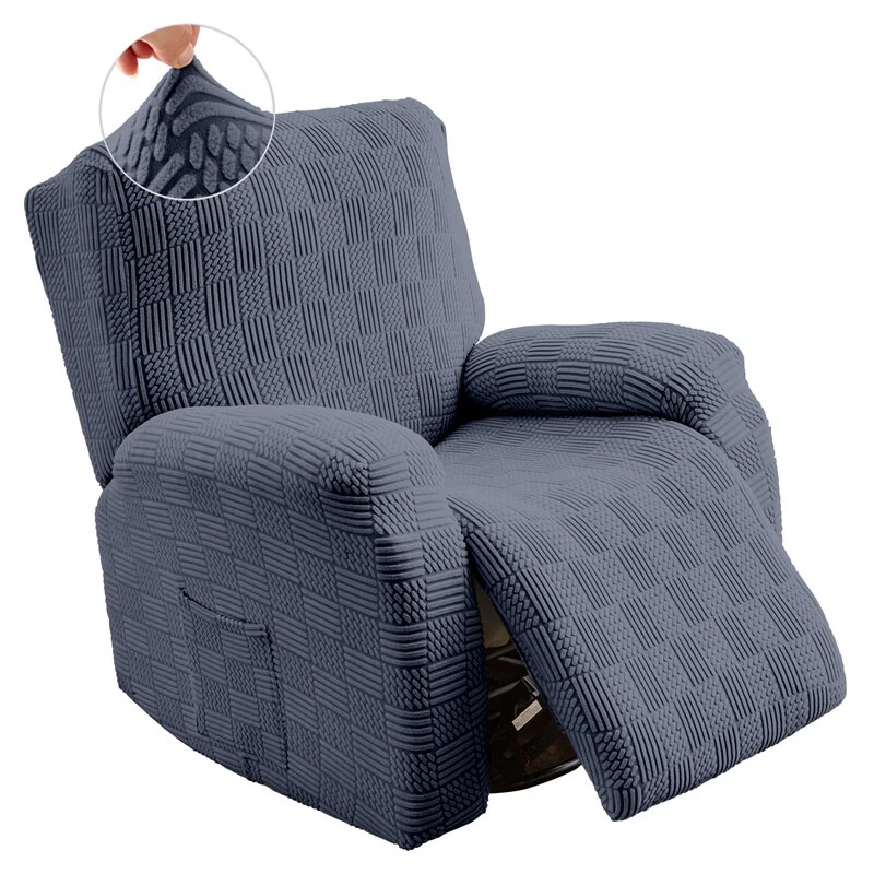 4Pcs Split Luxury Thicken Recliner Chair Cover Elastic Jacquard Single Sofa Covers Lazy Boy Chair Slipcovers Stretch Armchair Protector - Image 7