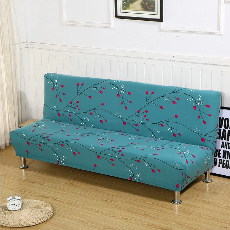 All-inclusive Folding Sofa Bed Cover Tight Wrap Sofa Towel Rekbare Kaft Couch Cover Without Armrest Housse De Canap Cubre Sofa Armless Covers - Image 12